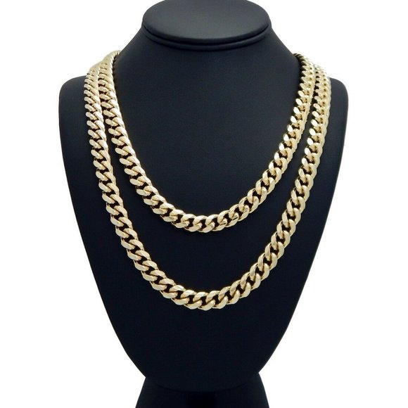14k Gold 10mm 26" Cuban Link Chain